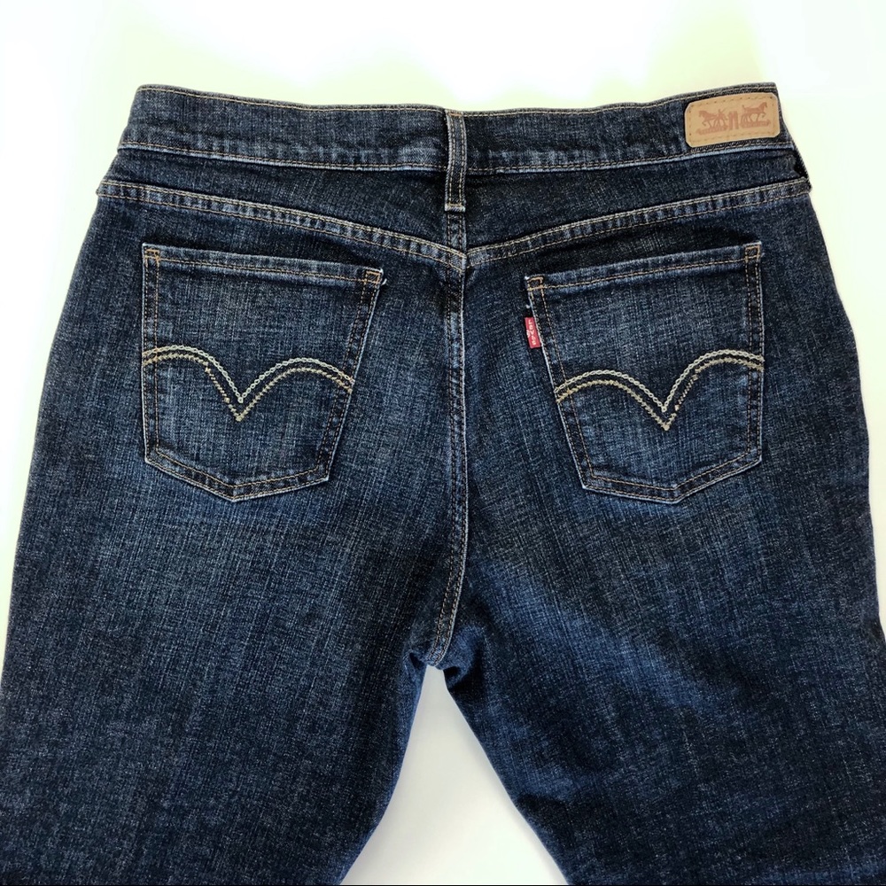 Levi’s 515 Darker Wash Bootcut Stretch Jeans